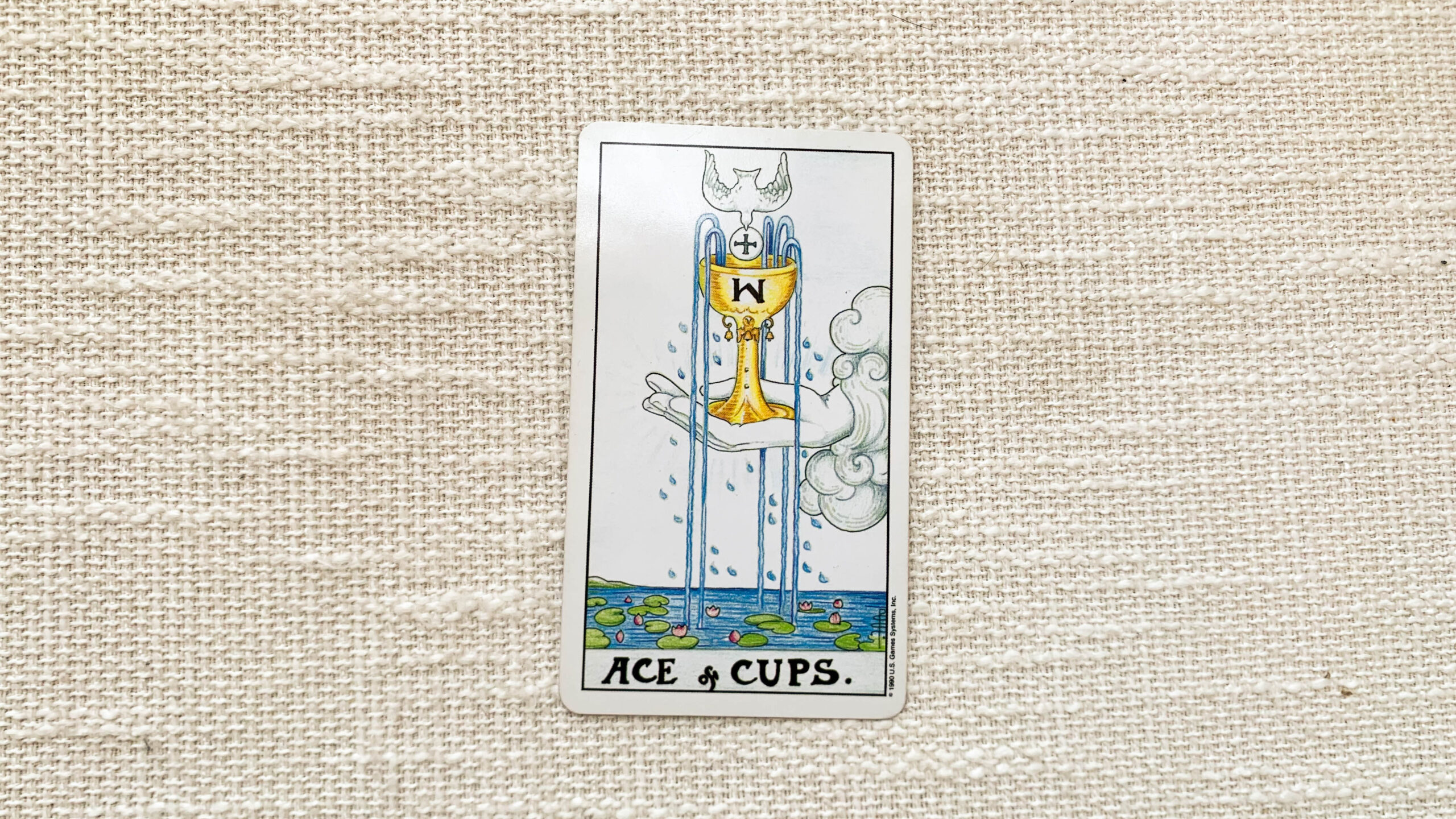 聖杯王牌 Ace of Cups塔羅牌意思