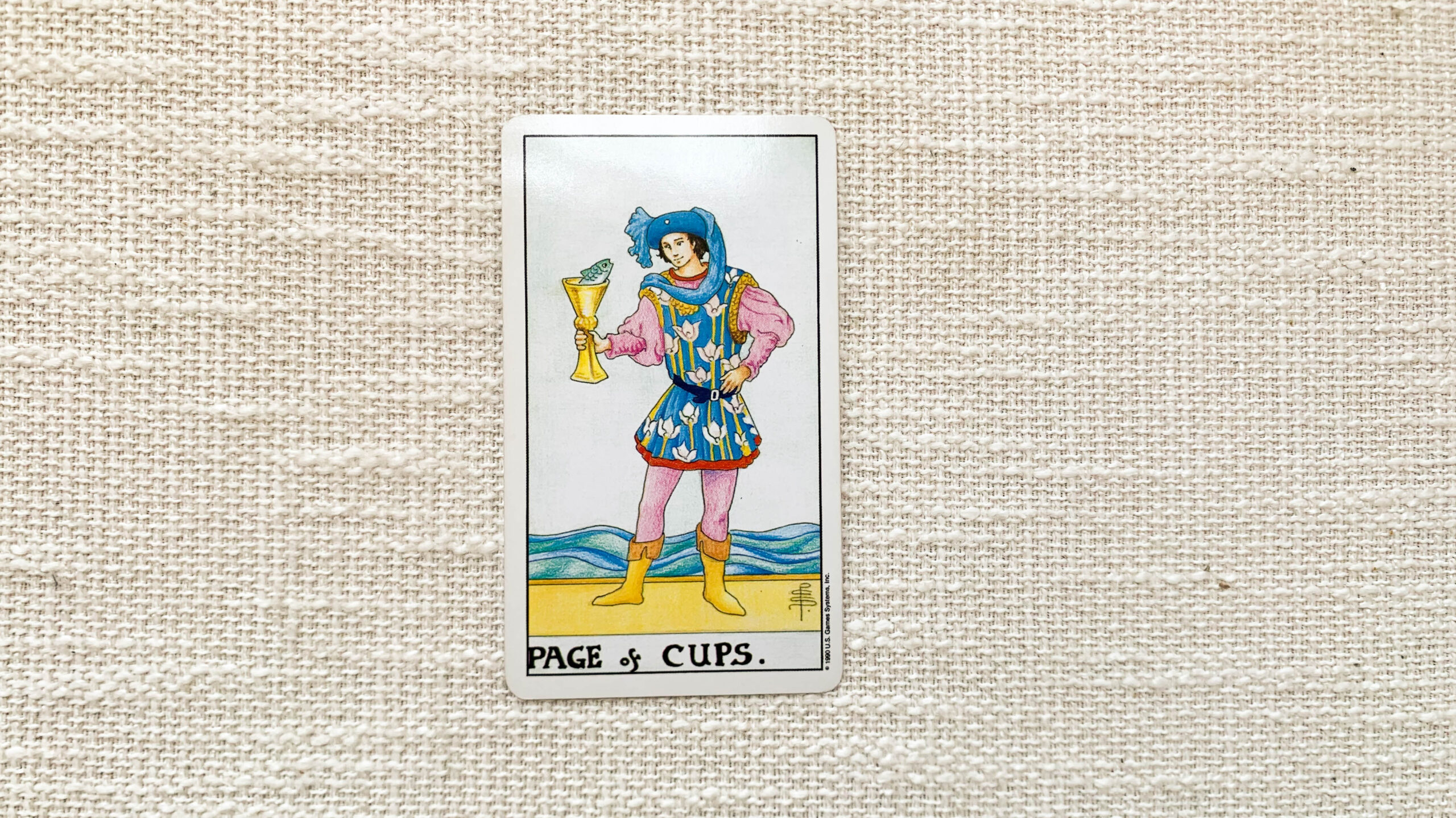 聖杯侍衛 Page of Cups 塔羅牌意思