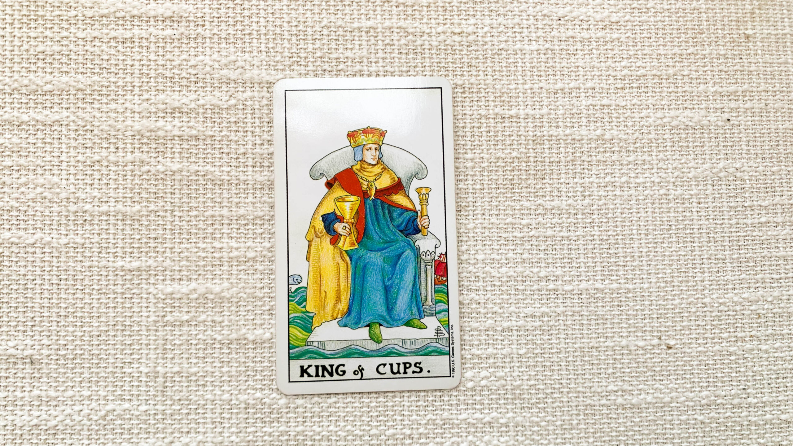 聖杯國王 King of Cups 塔羅牌意思