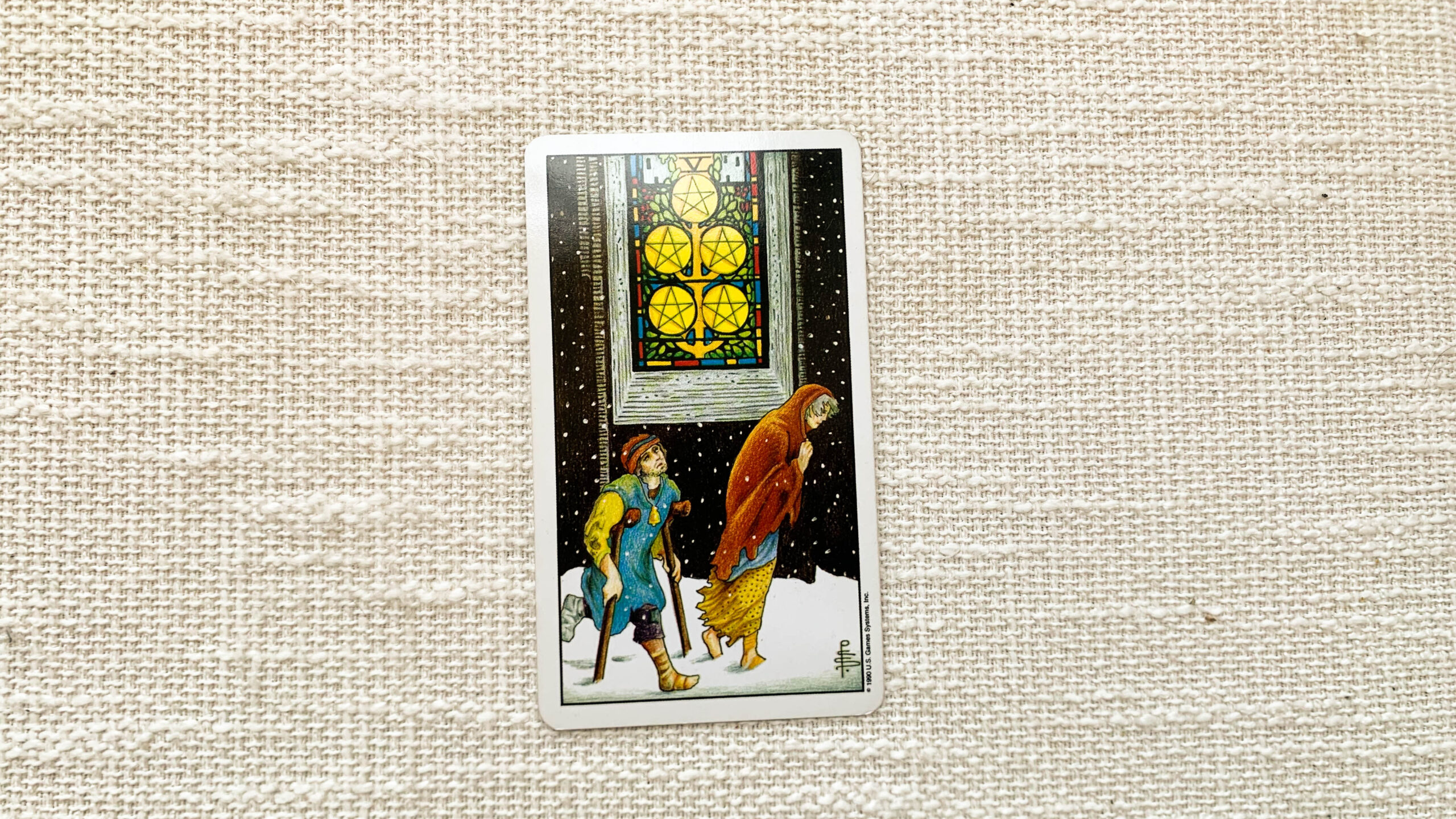 錢幣五 Five of Pentacles 塔羅牌意思