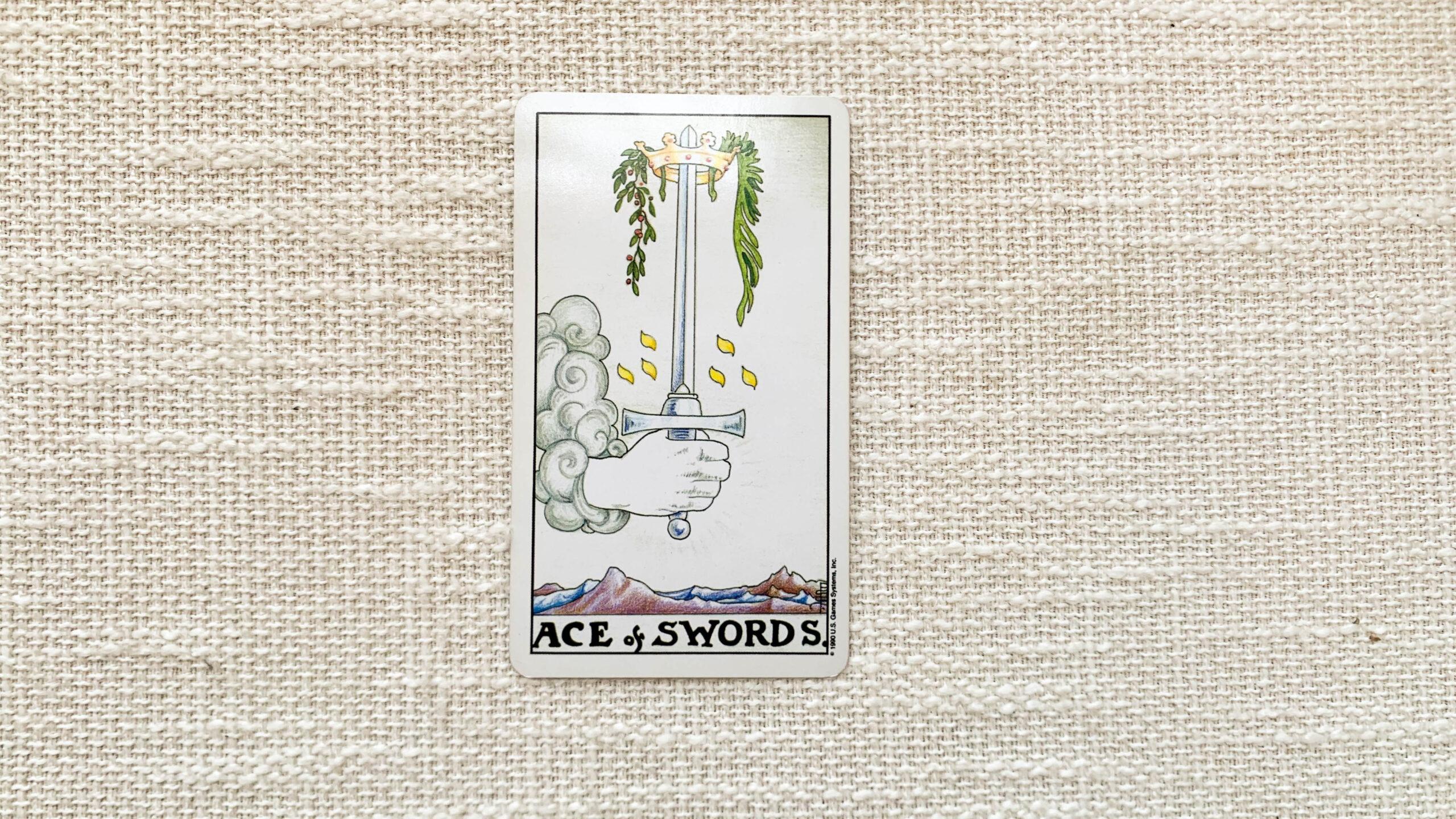 寶劍王牌 Ace of Swords 塔羅牌意義 : 思想